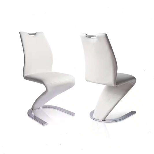 Calandra Mermaid Shaped - Dining Chair (Set of 2) - White