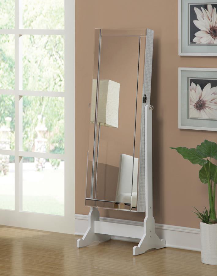 Coaster - Storage Jewelry Cheval Mirror