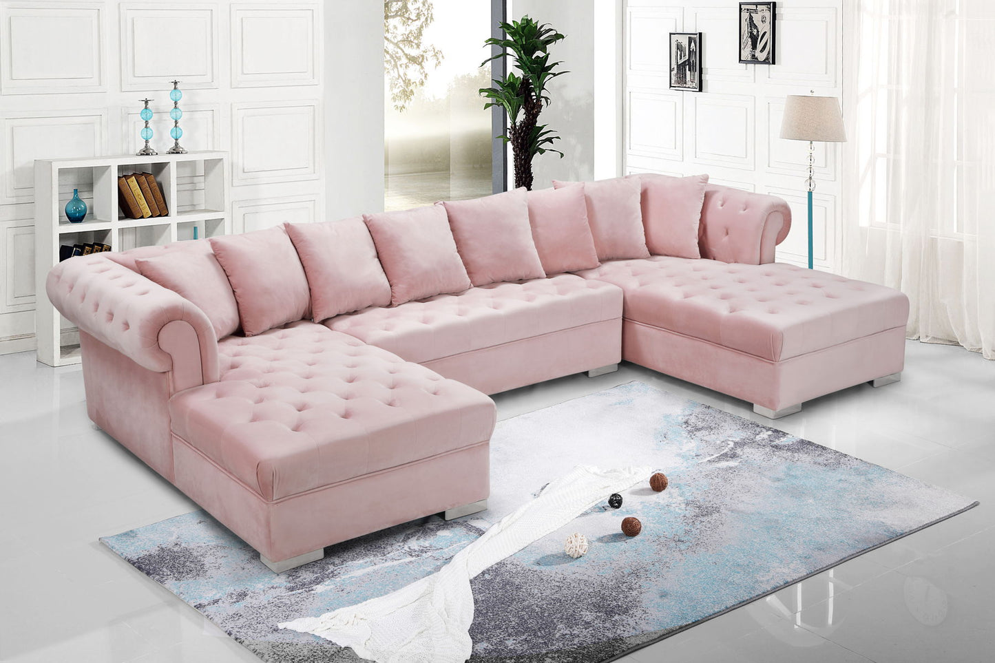 Presley Upholstered Velvet Sectional