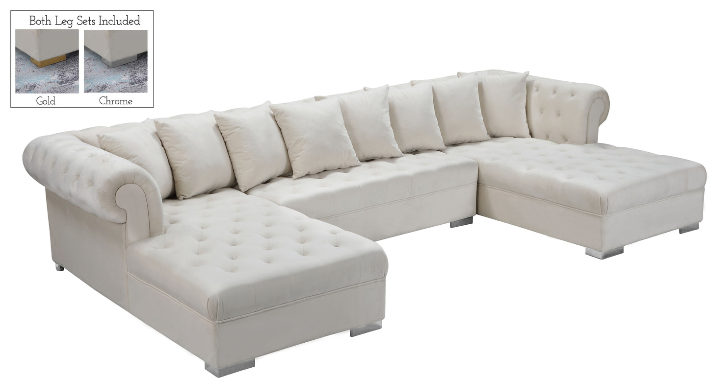 Presley Upholstered Velvet Sectional
