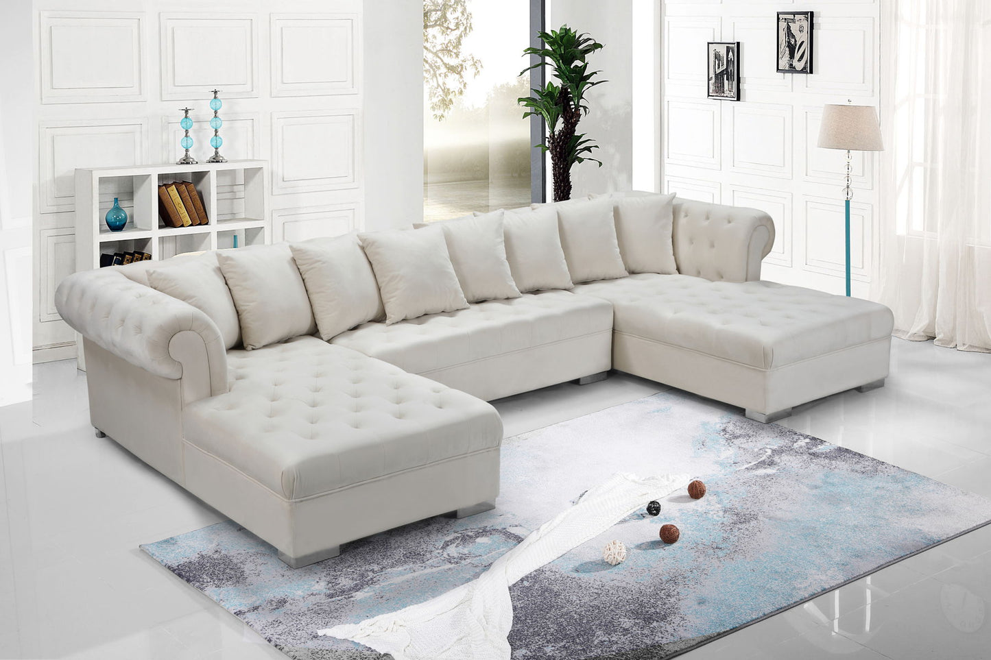 Presley Upholstered Velvet Sectional