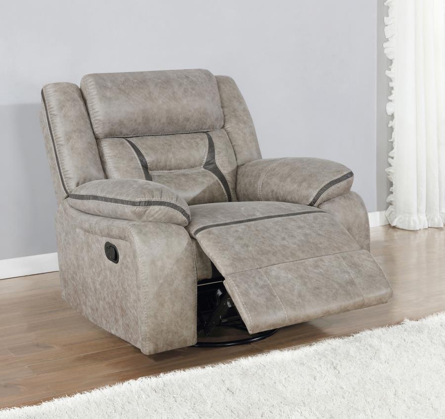 Greer - Swivel Glider Recliner - Beige