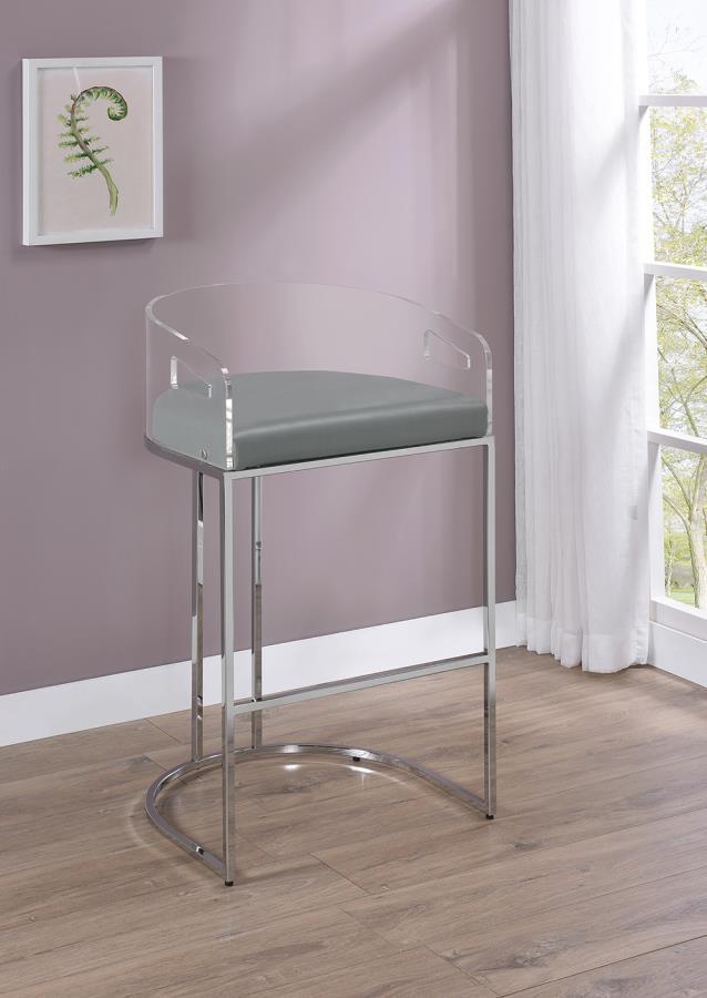 Coaster - Acrylic Back Stools (Set of 2)