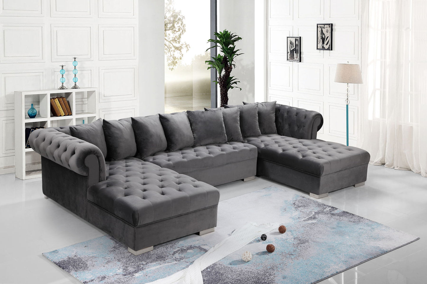 Presley Upholstered Velvet Sectional