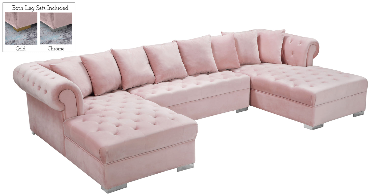 Presley Upholstered Velvet Sectional