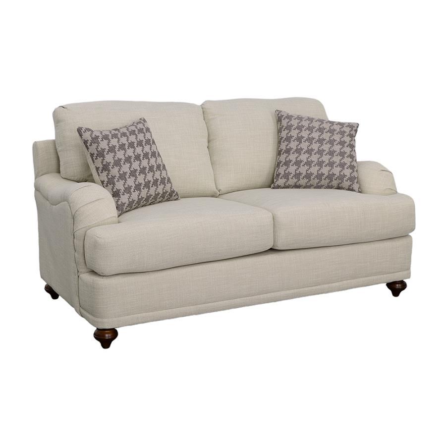 Glenn - Loveseat - White