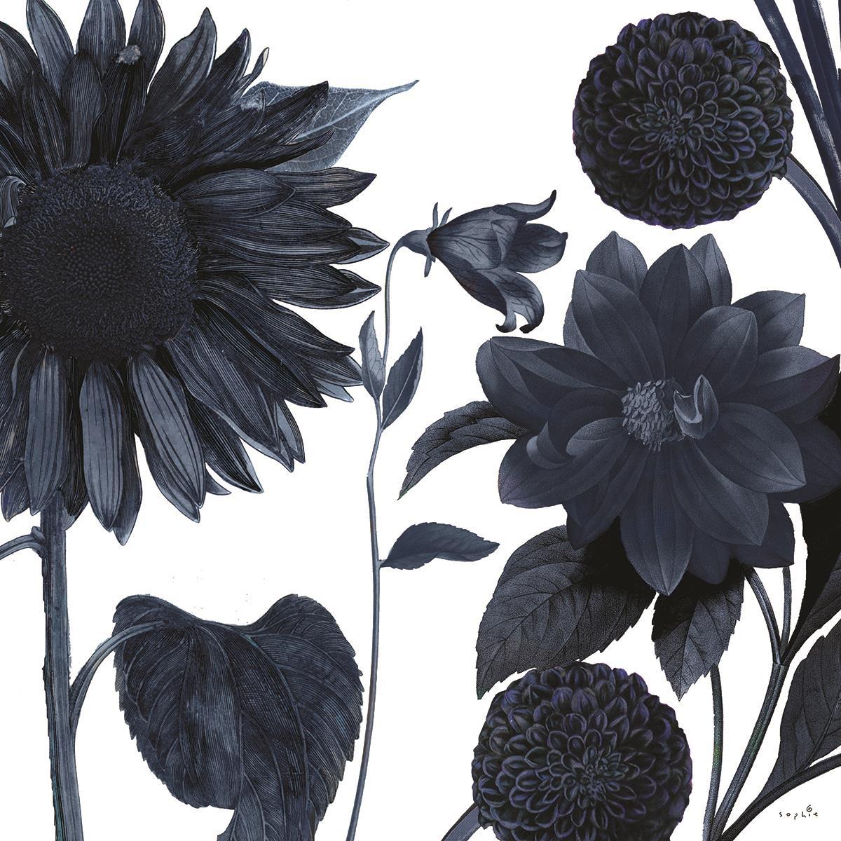 Framed Small - Blue Shift II By Sophie Six