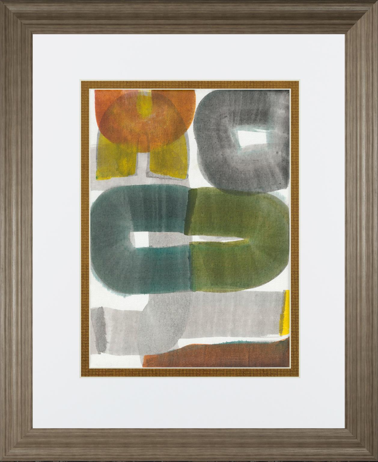 Geode Abstraction I By Jodi Fuchs 34x40 - Dark Gray