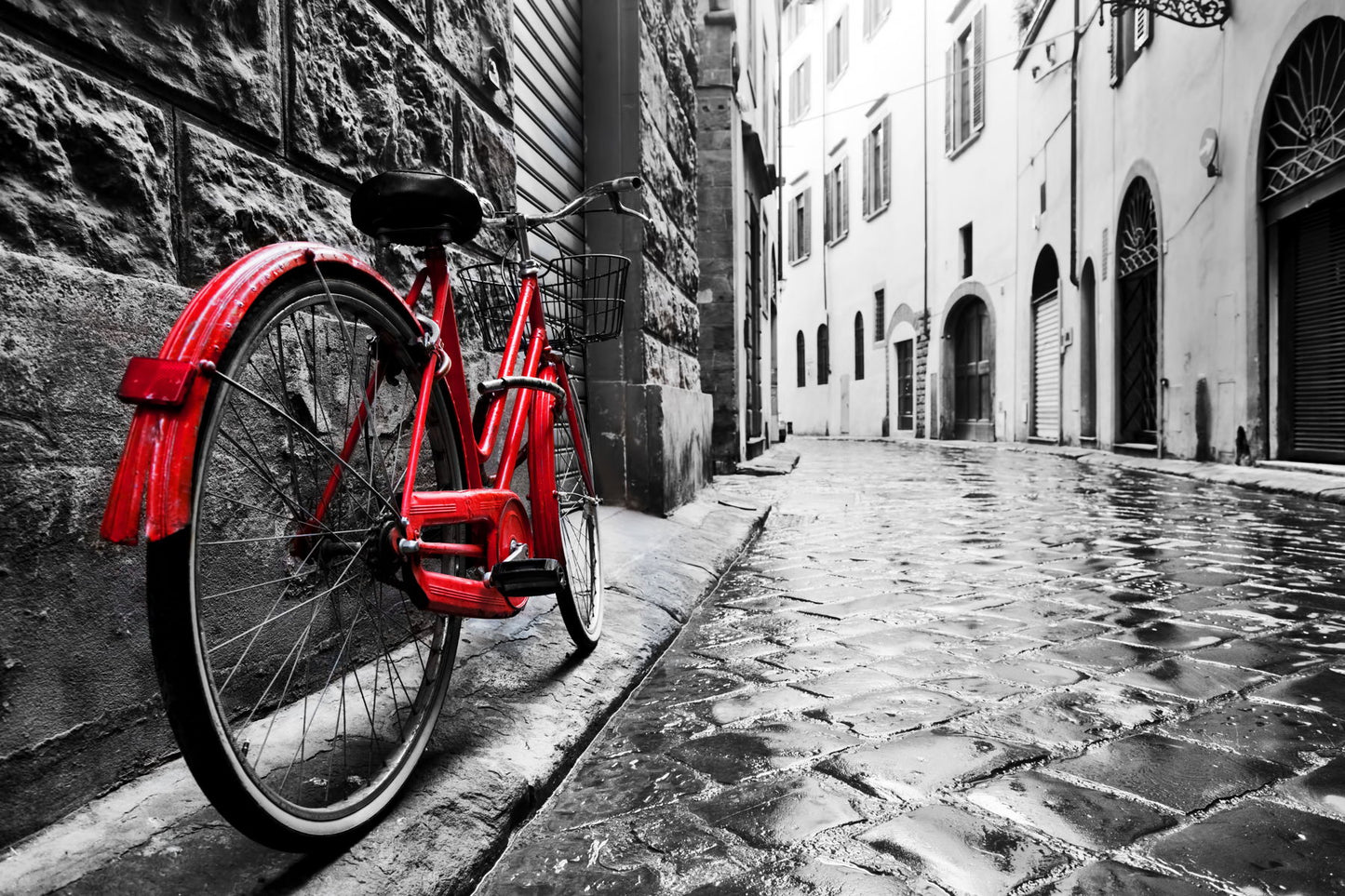 Framed - Red Bicycle