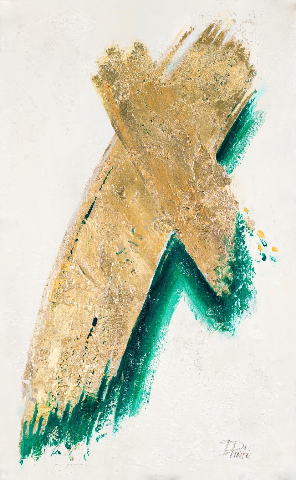 Framed Small - On Gold IIi By Patricia Pinto