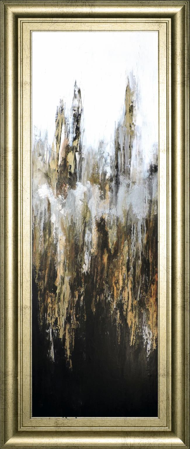 Metalico I By Leticia Herrera 18x42 - Dark Gray