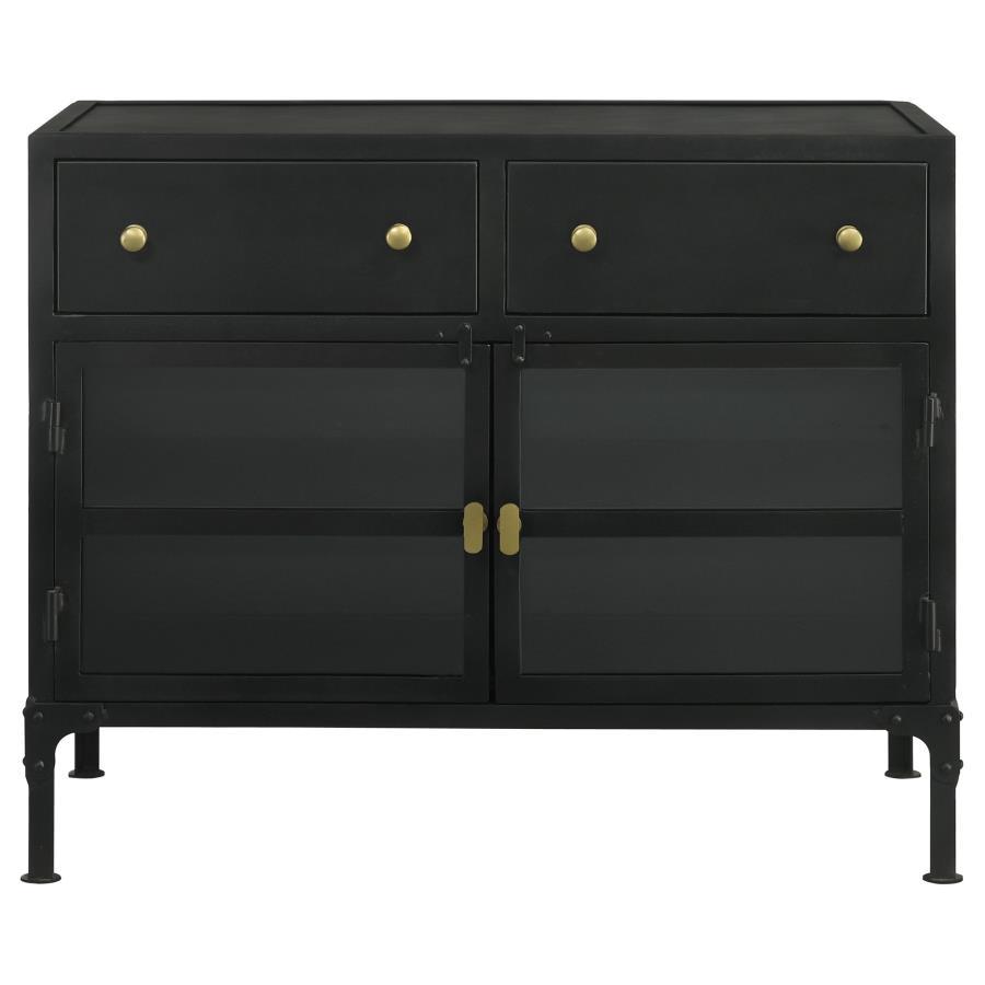 Sadler - Accent Cabinet - Black - Metal