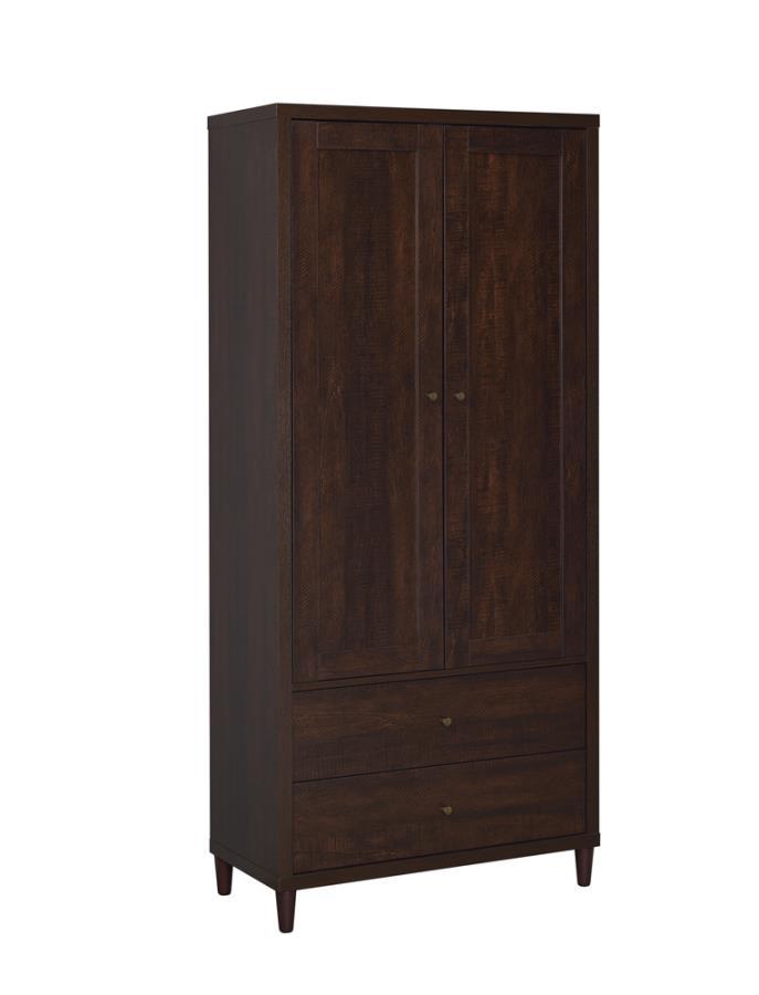 Wadeline - 2-door Tall Accent Cabinet - Brown