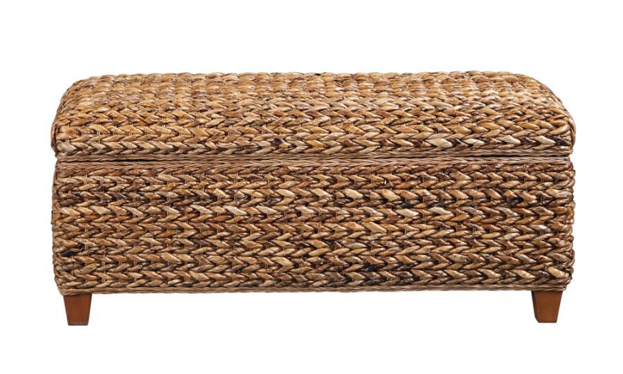 Laughton - Hand-woven Storage Trunk - Light Brown