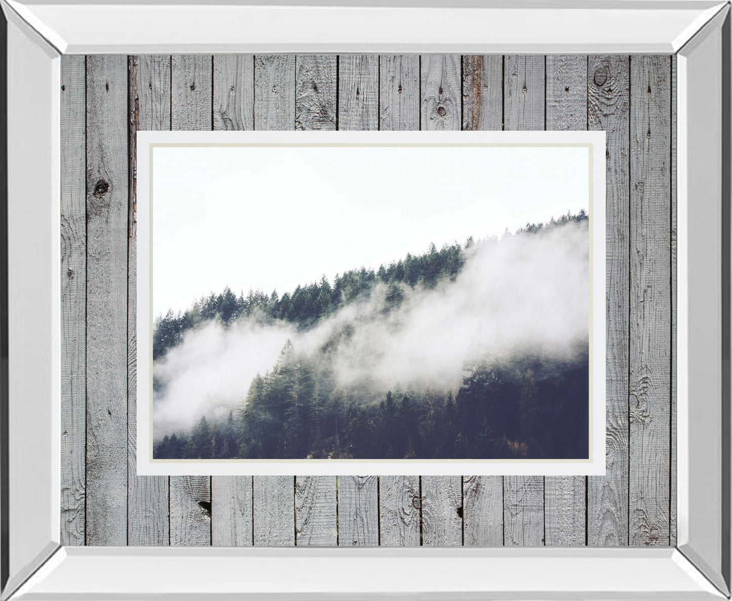 Foggy Forest I By Sisi & Seb Mirrored Frame