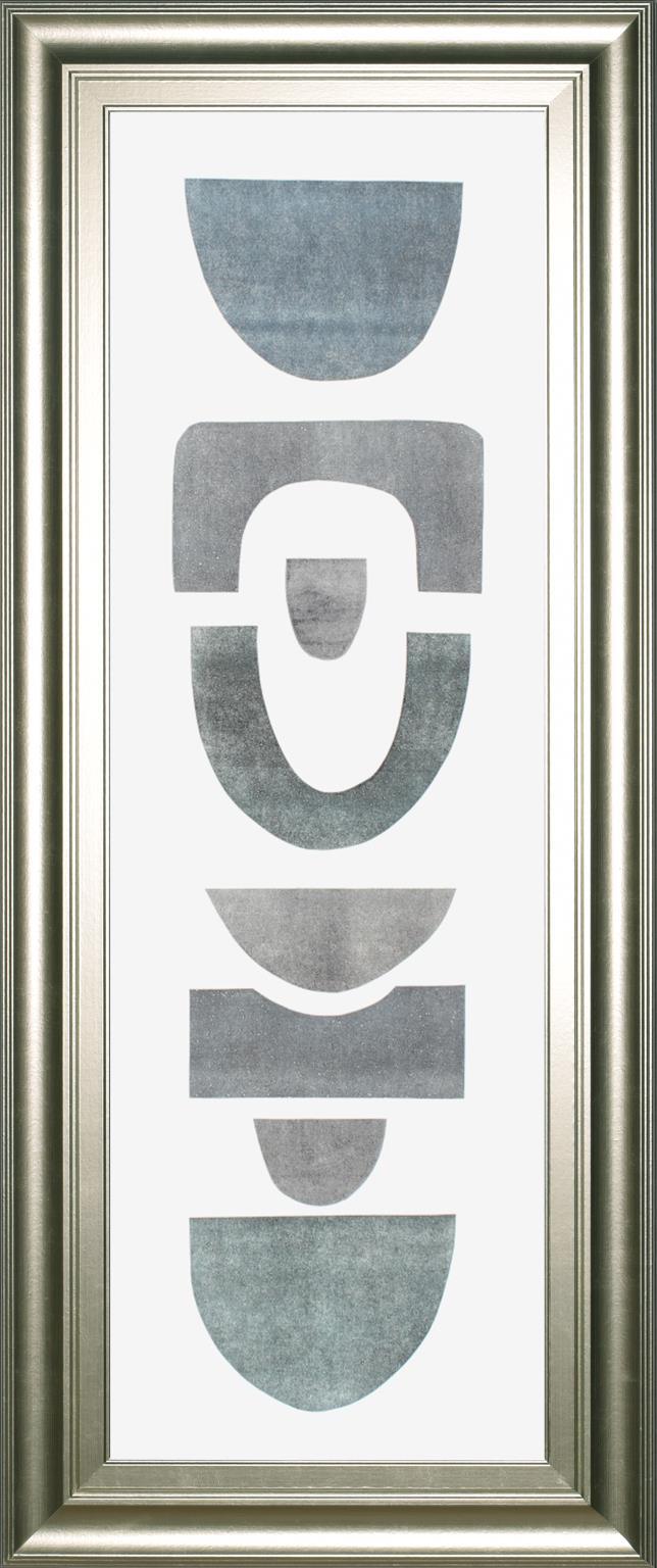 Neutral Totems VIII By Rob Delamater 18x42 - Pearl Silver