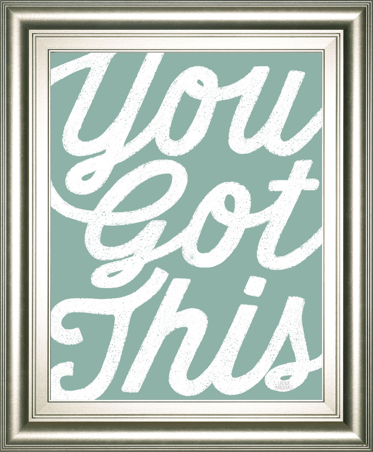 Positivity VII By Laura Marshall - Framed Print Wall Art