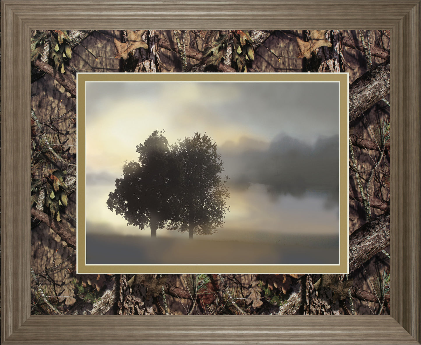 Misty Morning By Nan - 34 x 40 Wall Art - Yellow