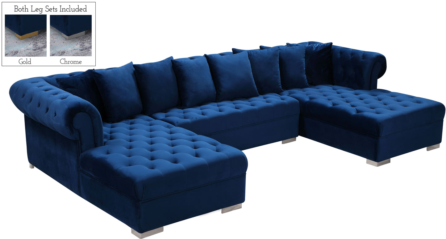 Presley Upholstered Velvet Sectional
