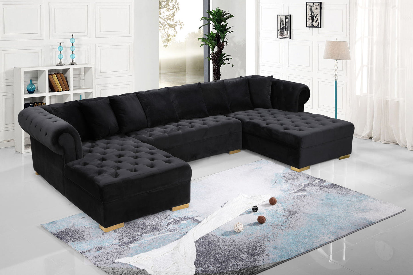 Presley Upholstered Velvet Sectional
