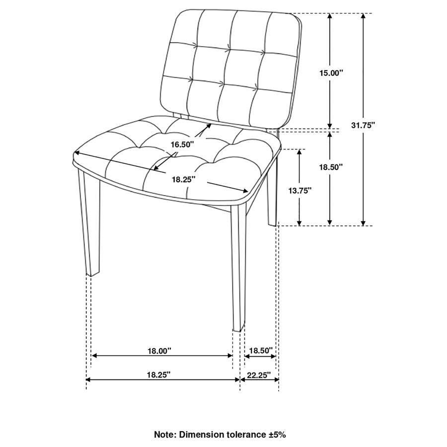 Otterson - Dining Chair (Set of 2) - Black