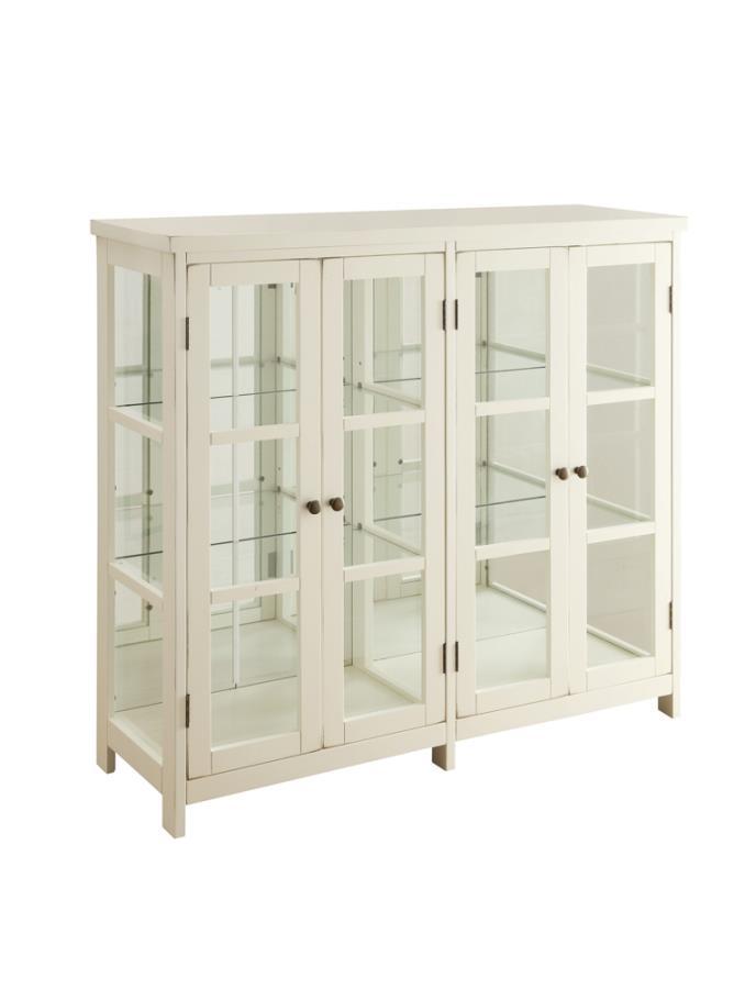 Sable - 4-door Display Accent Cabinet - Beige