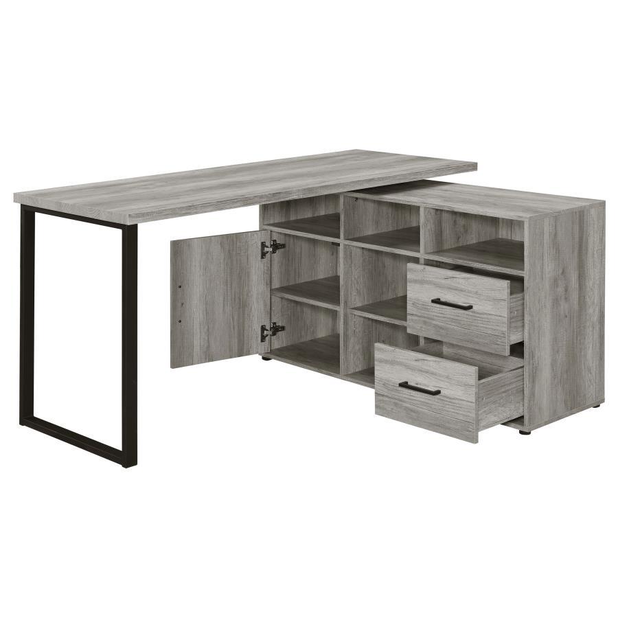 Hertford - L-shape Office Desk with Storage