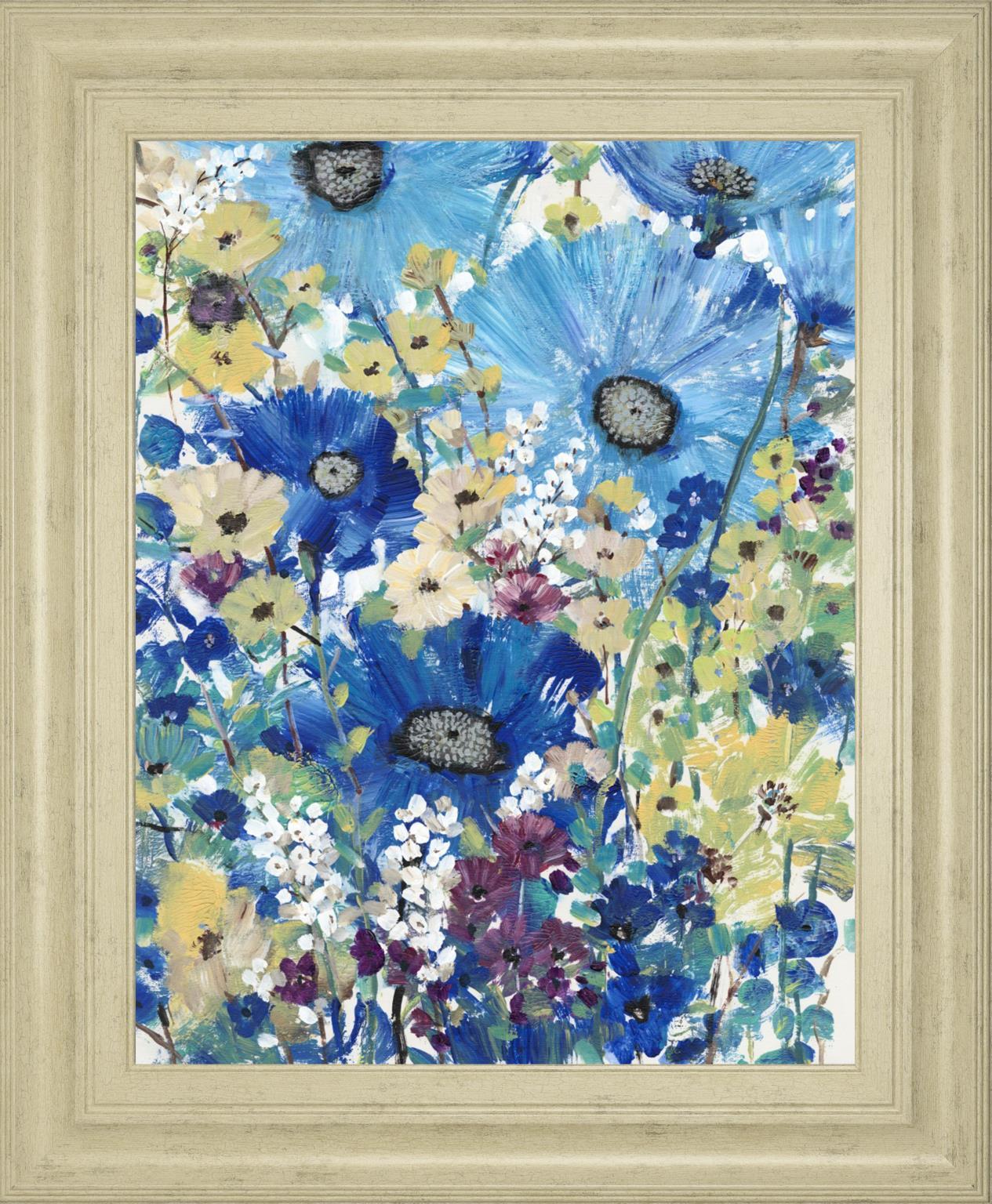 Garden Blues I By Tim OToole 22x26 - Blue
