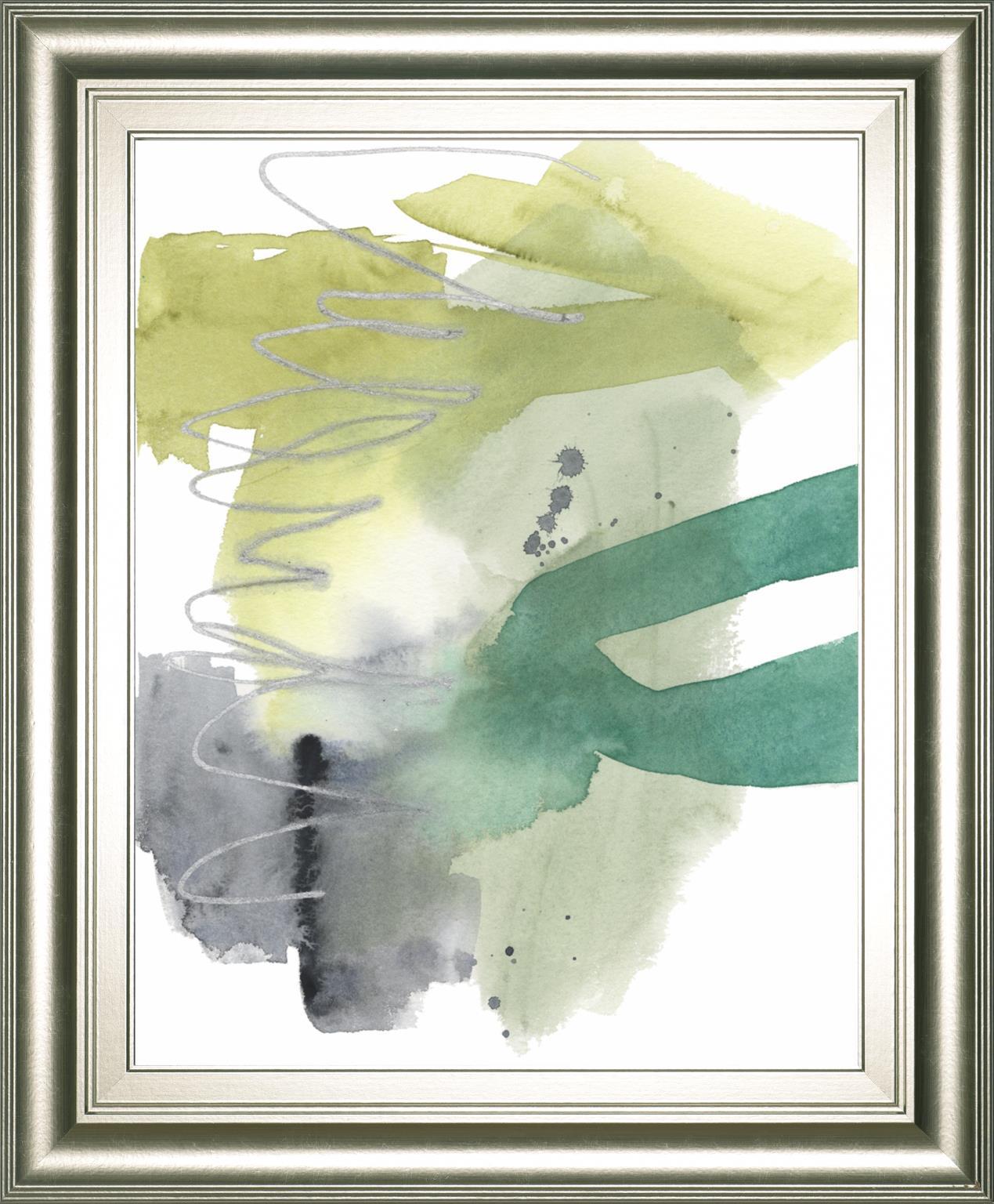 Graffiti Green I By Jennifer Goldberger 22x26 - Green