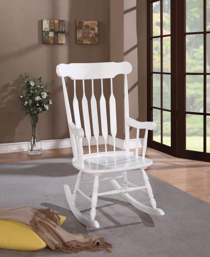 Gina - Windsor Back Rocking Chair - White