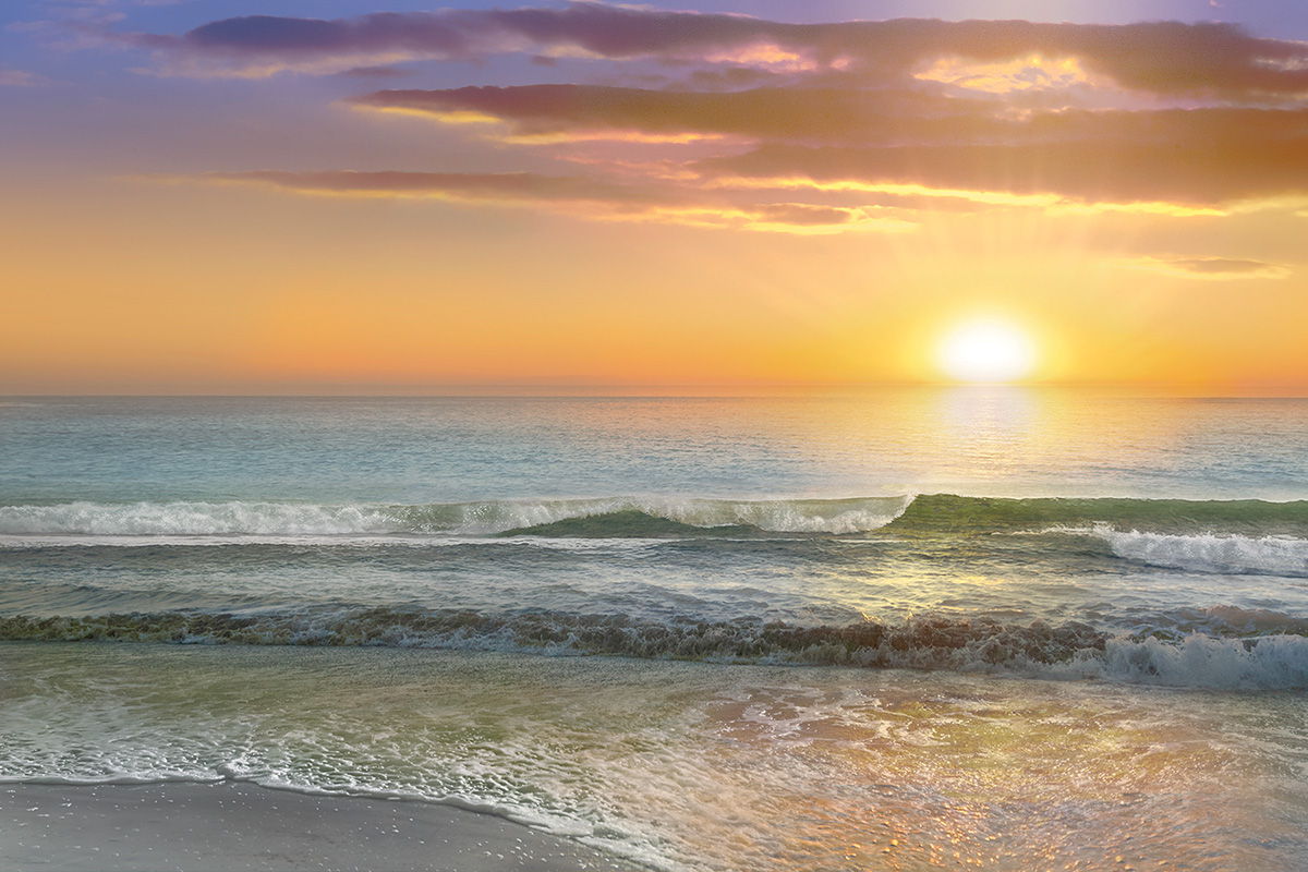 Framed - Dawn Rays By Mike Calascibetta