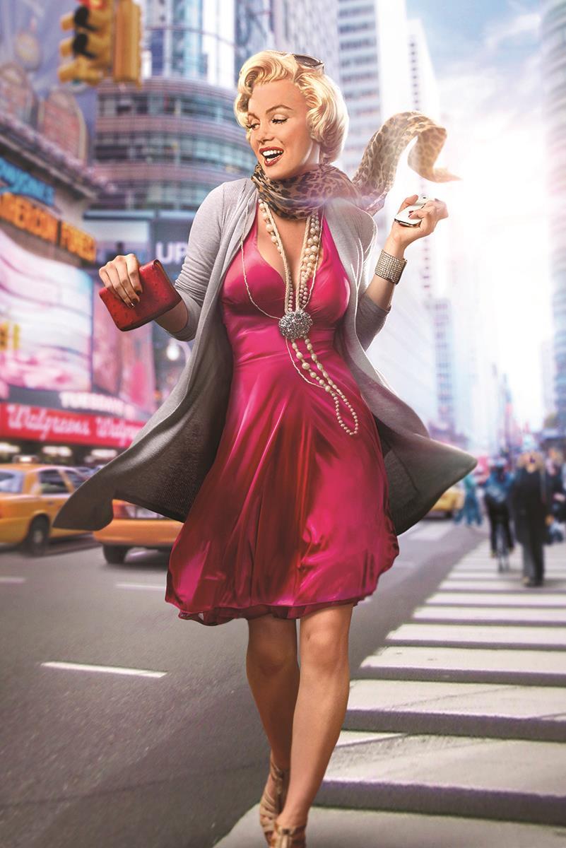 Framed Small - Marilyn In The City I By Jg Studios