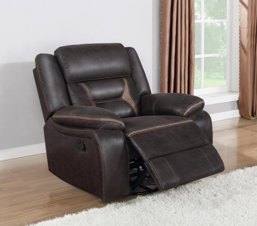 Greer - Swivel Glider Recliner - Brown