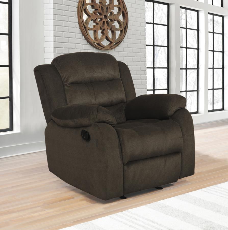 Rodman - Glider Recliner - Brown