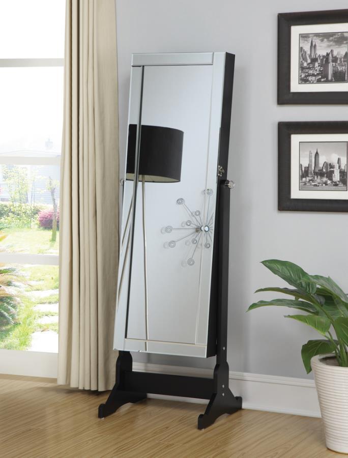 Coaster - Storage Jewelry Cheval Mirror