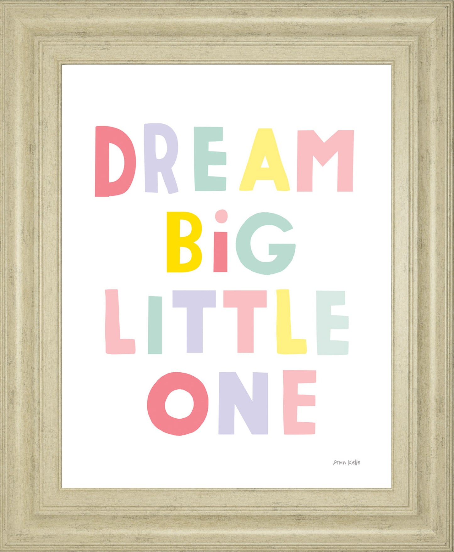 Dream Big Little One By Ann Kelle - Framed Print Wall Art