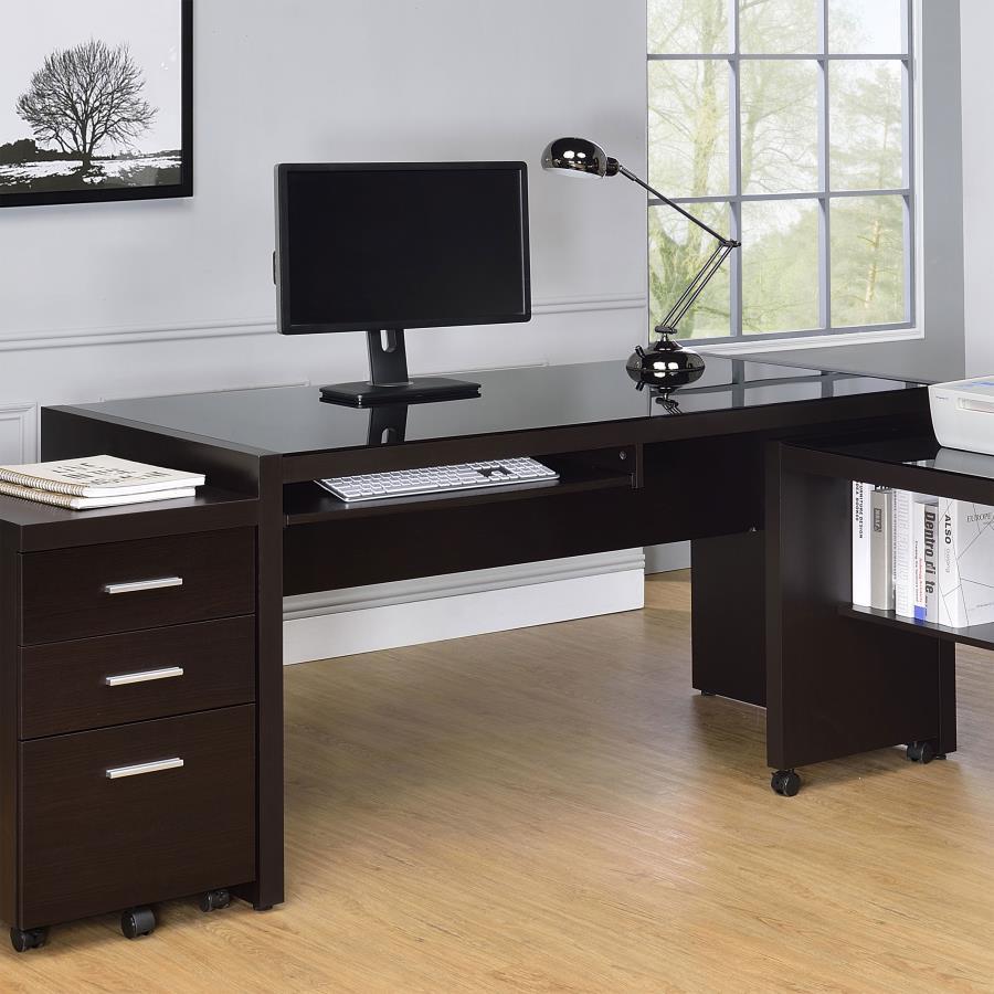 Skeena - Computer Desk - Brown