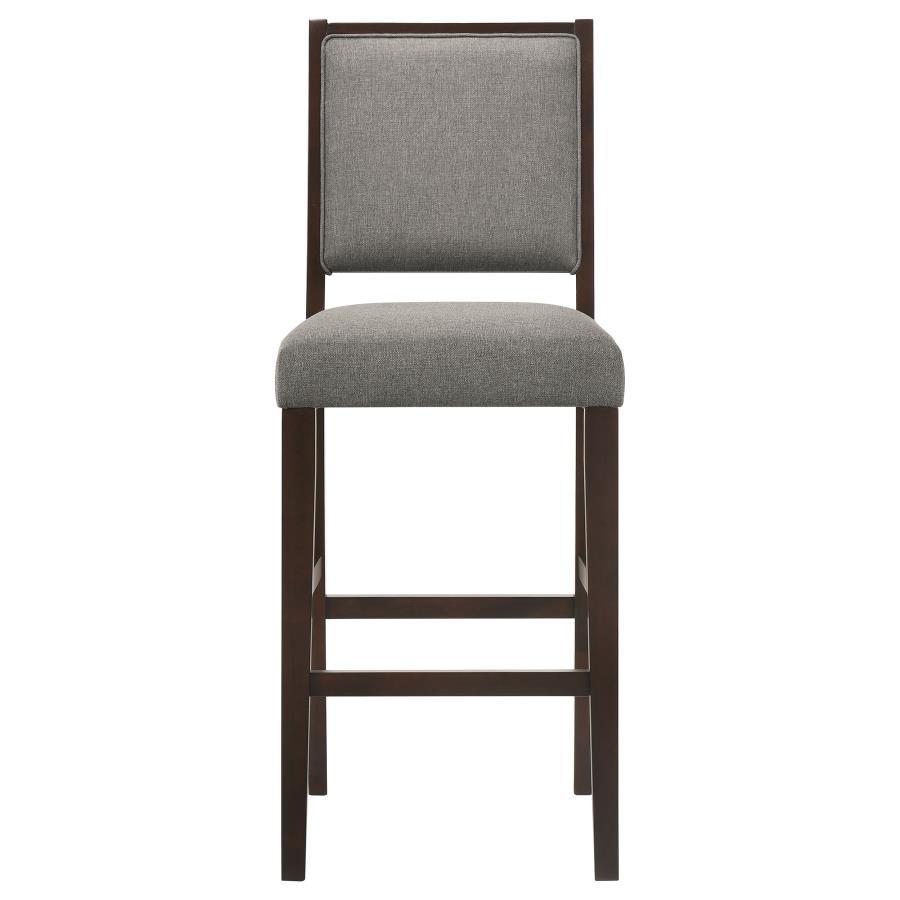 Bedford - Upholstered Bar Stool (Set of 2) - Gray