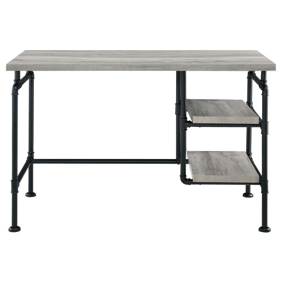 Delray - Writing Desk - Pearl Silver