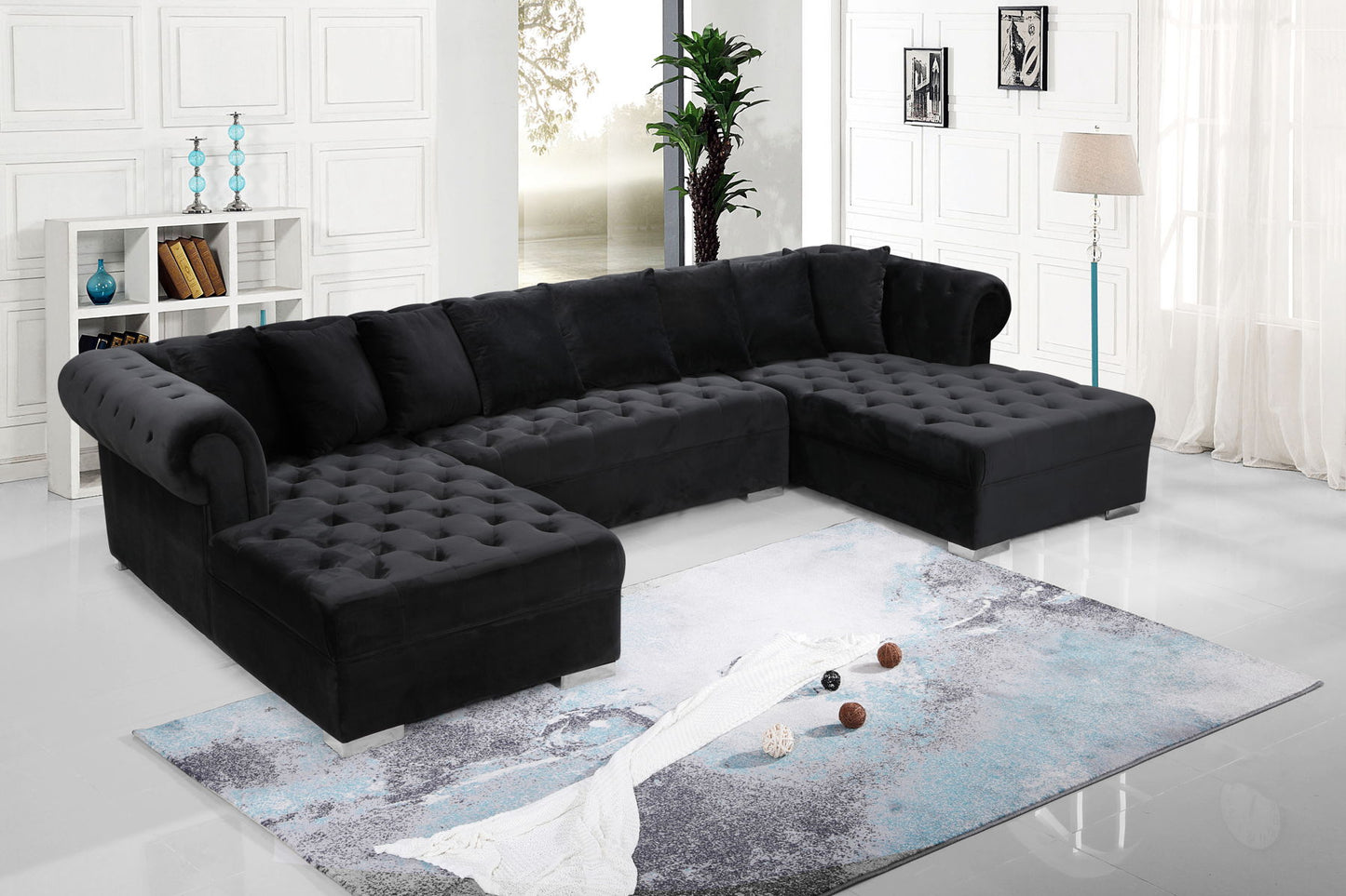 Presley Upholstered Velvet Sectional