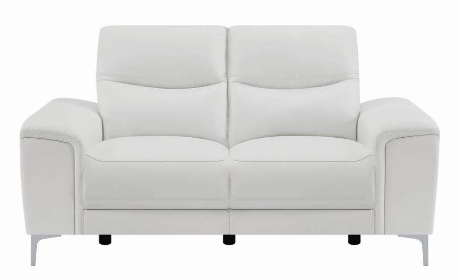Largo - Power Reclining Loveseat - White