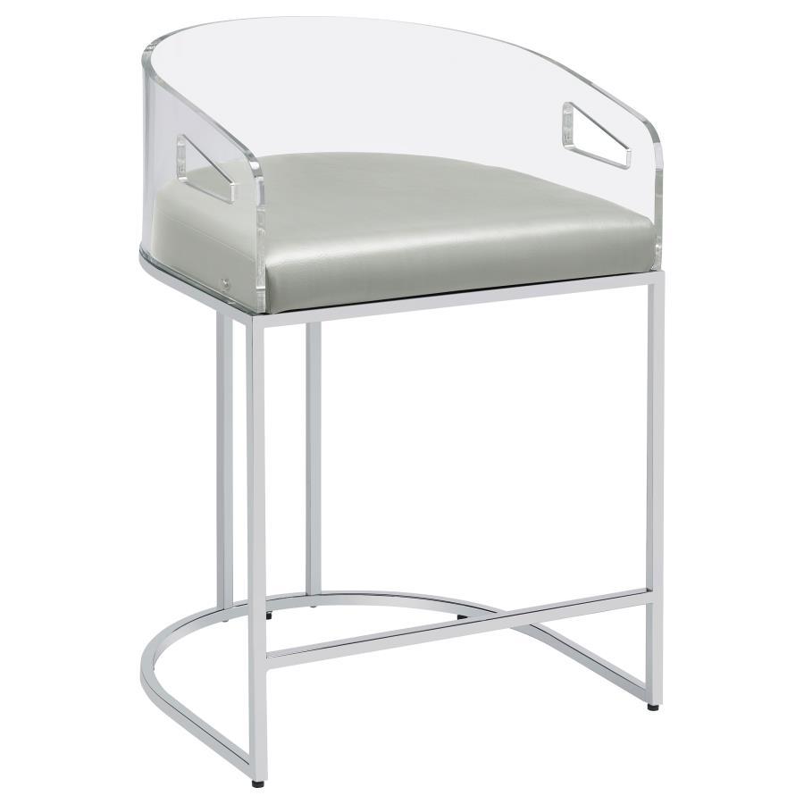 Coaster - Acrylic Back Stools (Set of 2)