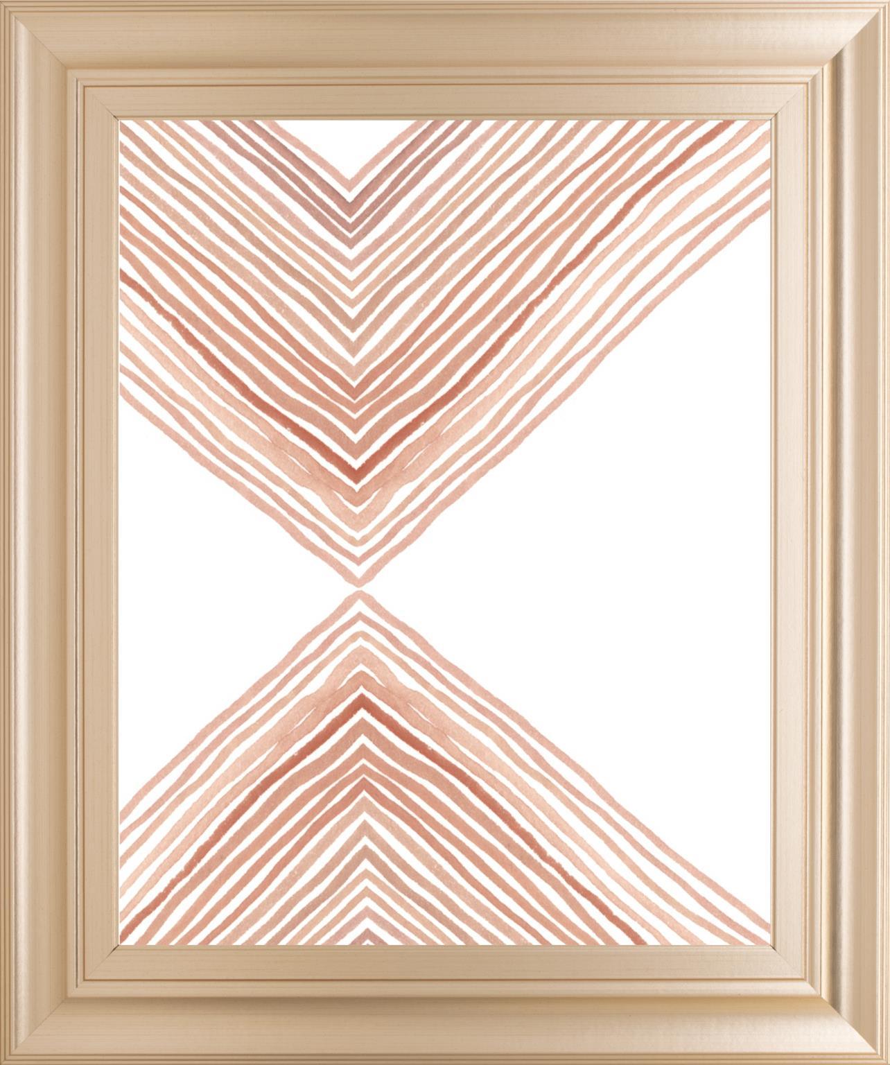 Pink Apogee I By Emma Scarvey 22x26 - Beige