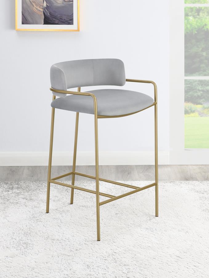 Coaster - Gray Stool