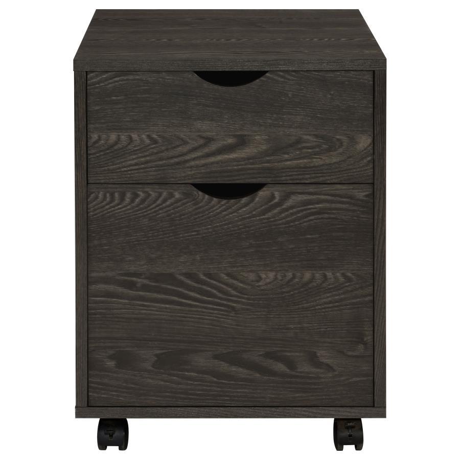 Noorvik - 2-Drawer Mobile File Cabinet - Brown
