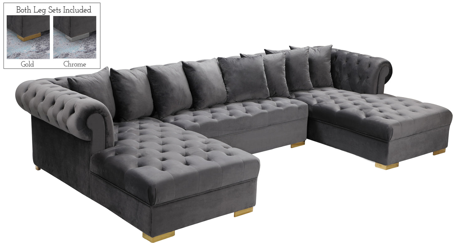 Presley Upholstered Velvet Sectional