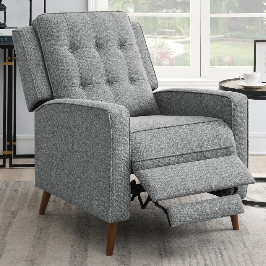 Davidson - Push Back Recliner - Gray