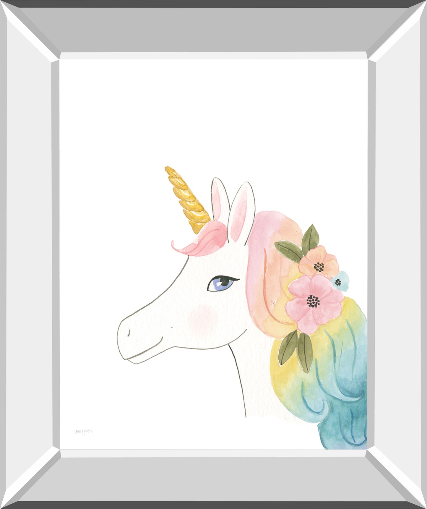 Lets Chase Rainbows V By Jenaya Jackson - Mirror Framed Print Wall Art