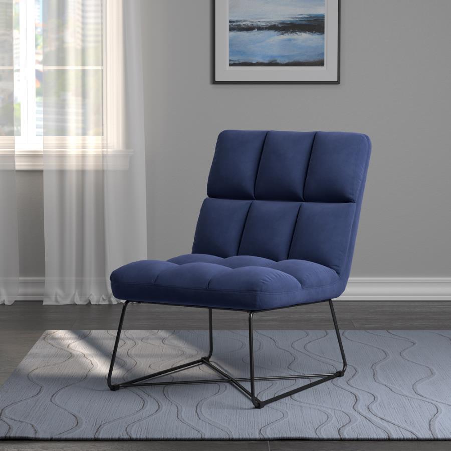 Coaster - Armless Upholstered Low Profile Accent Chair