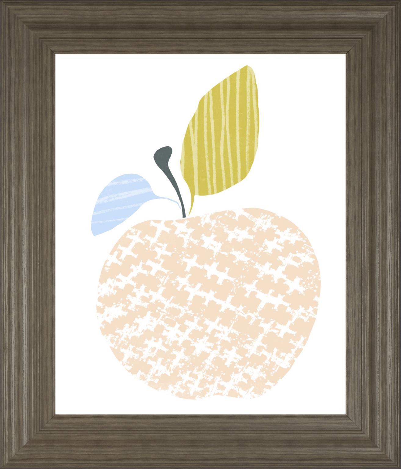 Cut Paper Fruit III By June Erica Vess 22x26 - Beige